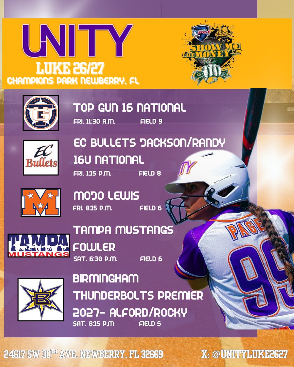 Saliah Collazo (@saliahcollazo08) on Twitter photo Catch us this weekend at show me the money!! Can’t wait for some great competition!! <a href="/UnityLuke2627/">Unity Luke 26/27</a> <a href="/bowey23/">Nikki Bowey</a> <a href="/upnextrecruits/">Up Next Recruits</a> <a href="/CoastRecruits/">Coast 2 Coast Recruits</a> <a href="/LegacyLegendsS1/">Legacy & Legends Softball</a> <a href="/SoftballDown/">Down South Softball</a>
<a href="/DirectRecruits/">Direct Recruits</a> <a href="/TopPreps/">College Coach / College Scout / College Recruiter</a> <a href="/SunilSportsNews/">Sports News By Sunil Sunder Raj</a> <a href="/lexcarver3/">Lexi Carver</a> <a href="/SaintLeoSB/">Saint Leo Softball</a> <a href="/EKinberger/">Erin Kinberger</a> Catch us this weekend at show me the money!! Can’t wait for some great competition!! <a href="/UnityLuke2627/">Unity Luke 26/27</a> <a href="/bowey23/">Nikki Bowey</a> <a href="/upnextrecruits/">Up Next Recruits</a> <a href="/CoastRecruits/">Coast 2 Coast Recruits</a> <a href="/LegacyLegendsS1/">Legacy & Legends Softball</a> <a href="/SoftballDown/">Down South Softball</a>
<a href="/DirectRecruits/">Direct Recruits</a> <a href="/TopPreps/">College Coach / College Scout / College Recruiter</a> <a href="/SunilSportsNews/">Sports News By Sunil Sunder Raj</a> <a href="/lexcarver3/">Lexi Carver</a> <a href="/SaintLeoSB/">Saint Leo Softball</a> <a href="/EKinberger/">Erin Kinberger</a>
