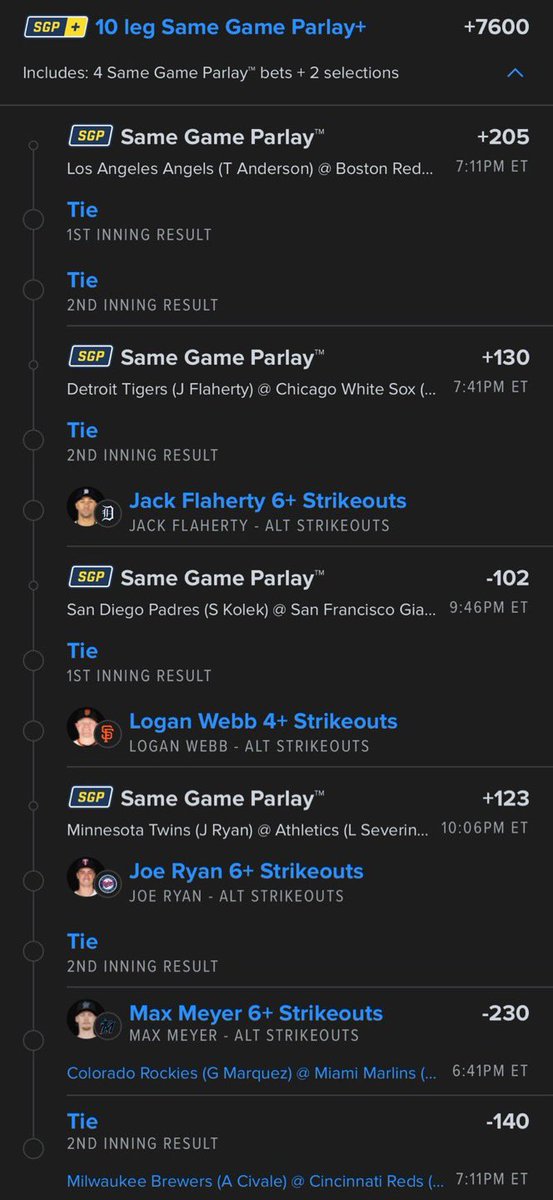 🔥ALL CASHED FROM TODAY 🔥
DOING THIS ☢EVERYDAY ☢
PICKS POSTED HERE AND ON THE DISCORD

DISCORD LINK 🔗 t.me/+3l94EcEAUFU4M…

#Prizepicks #prizepickslocks #GamblingX #GambingTwitter #MLB #NHL #NBA #Parlays #picks #BettingX #bettingexpert