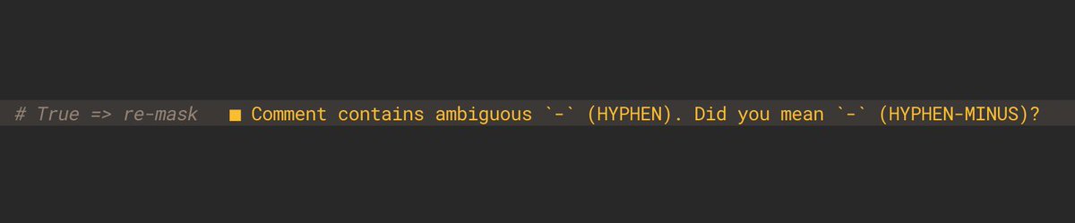 nathanbarrydev's tweet image. I don’t know why LLM companies don’t watermark their output by using rare UTF-8 code points for similar looking characters. If they just replaced all U+002D: HYPHEN-MINUS with U+2010: HYPHEN, basically no one would notice but it’d be obvious to software that it’s generated output
