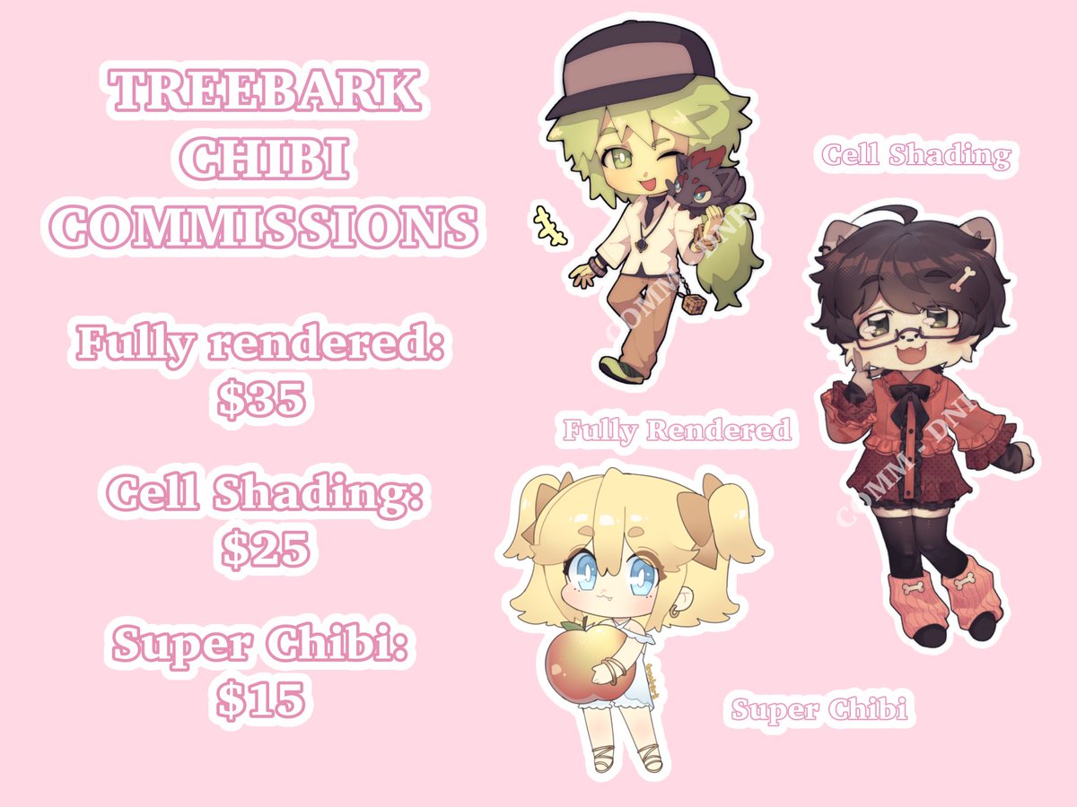 TreeBarkAgain's tweet image. re: commission info!
❤️s / 🔁s appreciated!