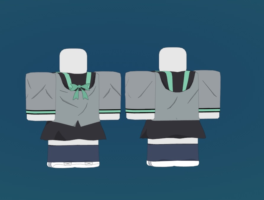 Split3ddev2's tweet photo. School outfits I made for "SERAPH'S END"         #ROBLOX #RobloxDev #rbxdev #commision https://t.co/UFu14JIS7I