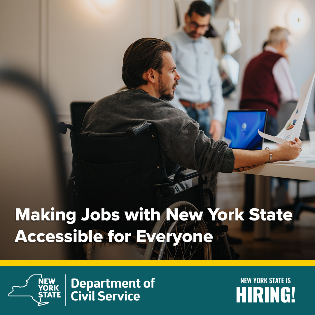 Part of the work we do here at #TeamCivilService is to make working for NYS an accessible opportunity for everyone. With our 55b/c programs, individuals with disabilities can be placed in select New York State jobs without taking a test.
Learn more: cs.ny.gov/rp55