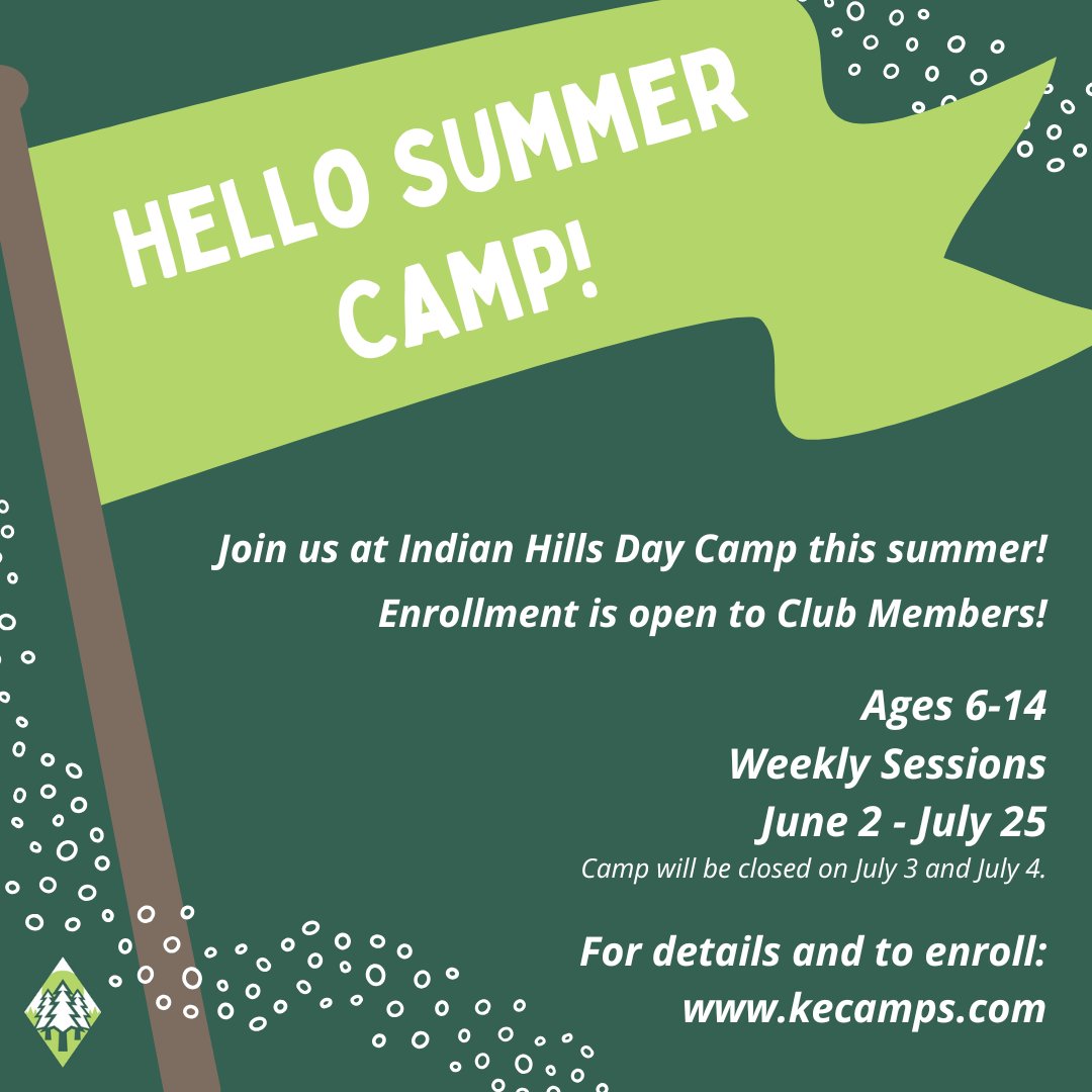 🌞 Get ready for a summer of fun, friends &amp; adventure at IHCC Day Camp! For kids ages 6–14, with games, crafts, swimming &amp; more. Weekly sessions all summer long! 🎨🏊‍♂️⚽

👉 Register now: kecamps.com/camps/indian-h…