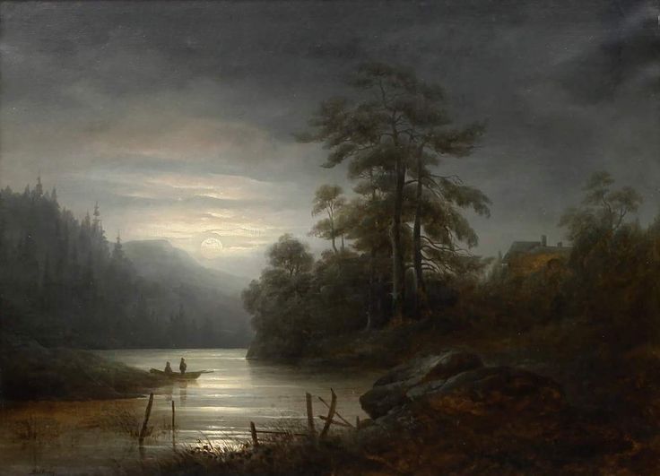 "Moonlight landscape" (c.1880)
—Tore Billing