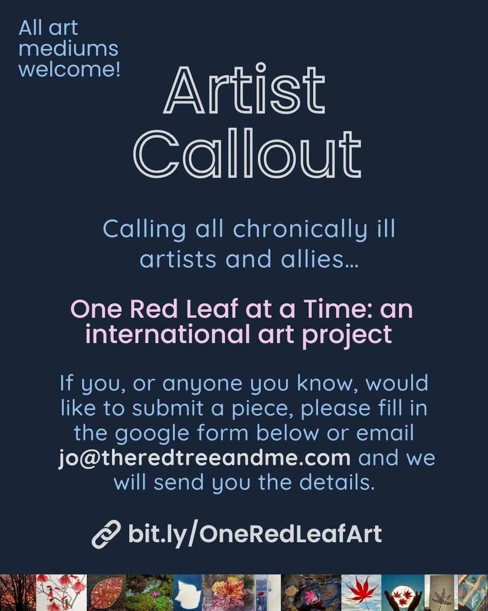 theredtreeandme.substack.com/p/one-red-leaf…… #oneredleafatatime #TheRedLeafCreativeCollaborative #TheRedTreeandME #MyalgicEncephalomyelitis #LongCovid #pwME