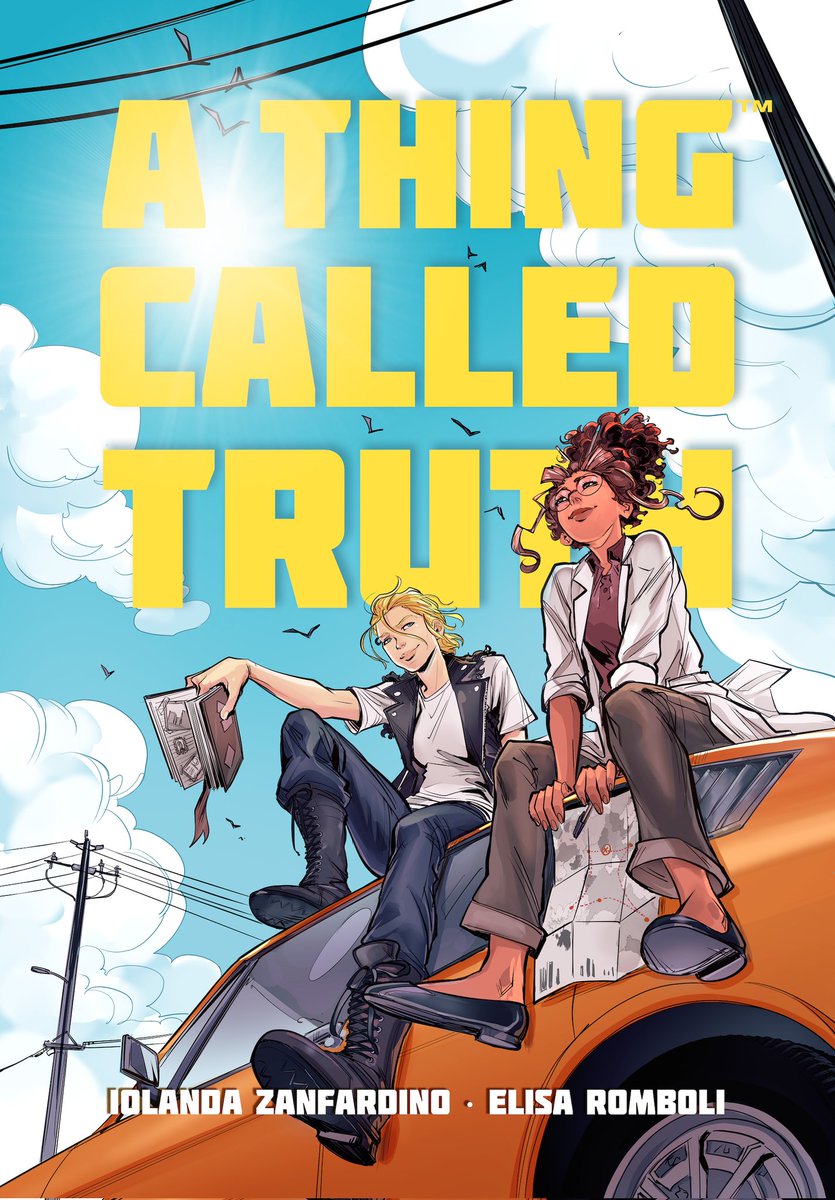 Prism Comics is pleased to reveal the cover for the complete A THING CALLED TRUTH the wild romantic comedy series by Iolanda Zanfardino and Elisa Romboli coming Jan 7, 2026 from Oni Press