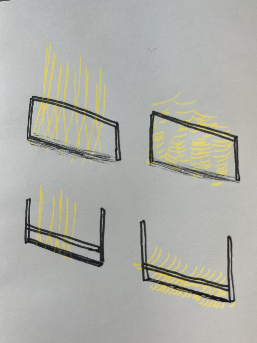 Virac0chaTweet's tweet photo. @AidanMokalla Here’s my 0 quantum knowledge sketch of how the physical distance from the initial ray reflection to the ground impacts the width and precision of the shadow https://t.co/q67Ey8psvi