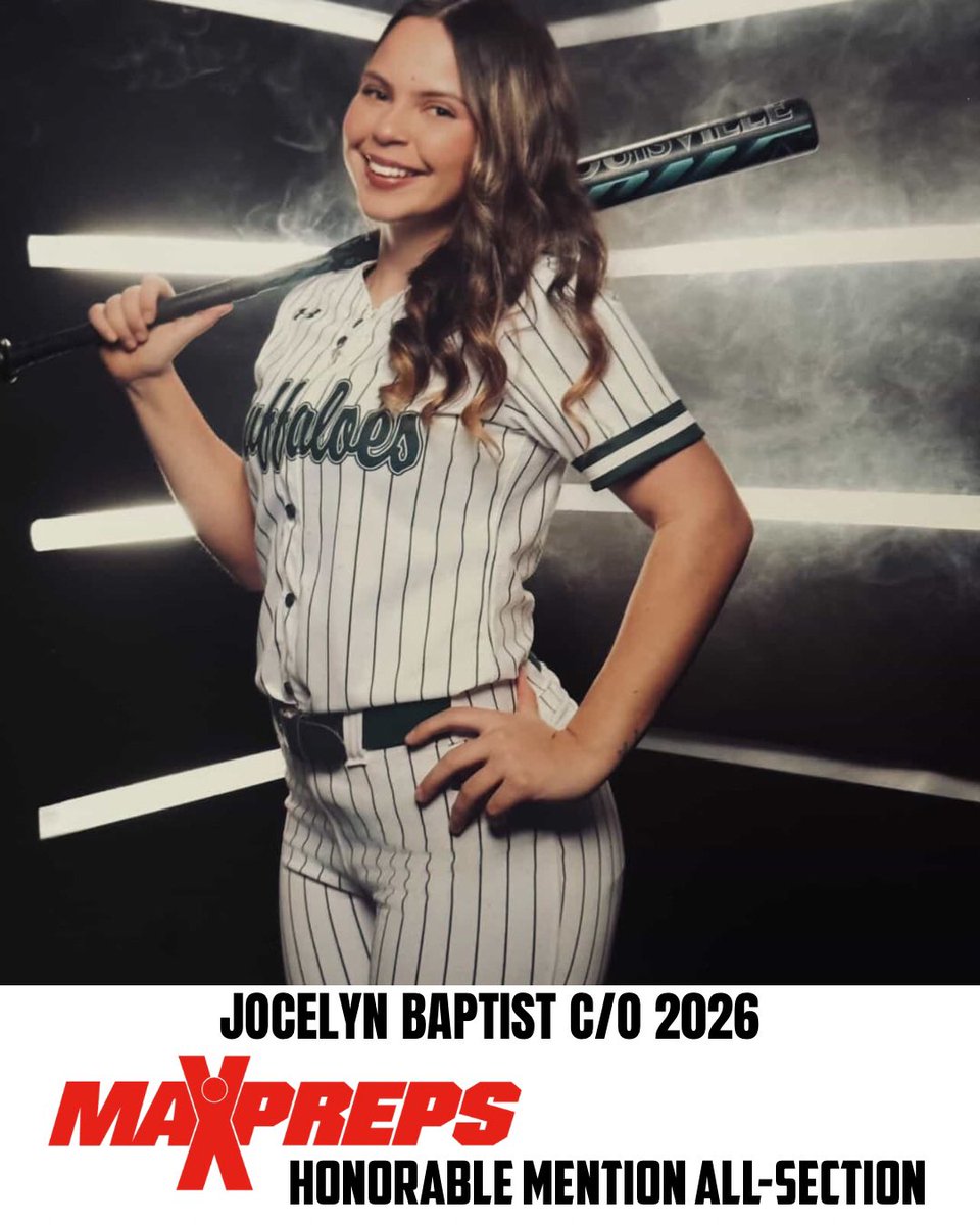 Manteca Softball (@mantecasoftball) on Twitter photo Congratulations to <a href="/SiennaOwen2027/">Sienna Owen</a> and <a href="/jbaptist34/">Jocelyn Baptist</a> for being selected to the <a href="/SacMaxPreps/">Sac-Joaquin MaxPreps</a> All-Section team!
📸: <a href="/Leonard_photos/">Leonard</a>
#BornABuffalo Congratulations to <a href="/SiennaOwen2027/">Sienna Owen</a> and <a href="/jbaptist34/">Jocelyn Baptist</a> for being selected to the <a href="/SacMaxPreps/">Sac-Joaquin MaxPreps</a> All-Section team!
📸: <a href="/Leonard_photos/">Leonard</a>
#BornABuffalo