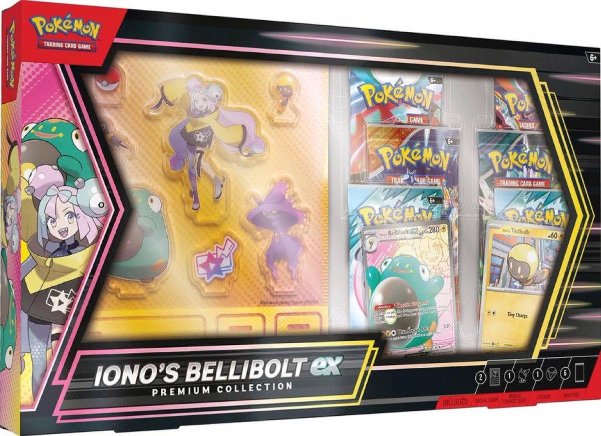NINtheorist's tweet image. 🏷️ #Oferta #HotSale | Pokémon TCG: Iono's Bellibolt ex Premium Collection a $824.25 MXN, en amazon: ⤵️
amzn.to/3ExpMJc #ad