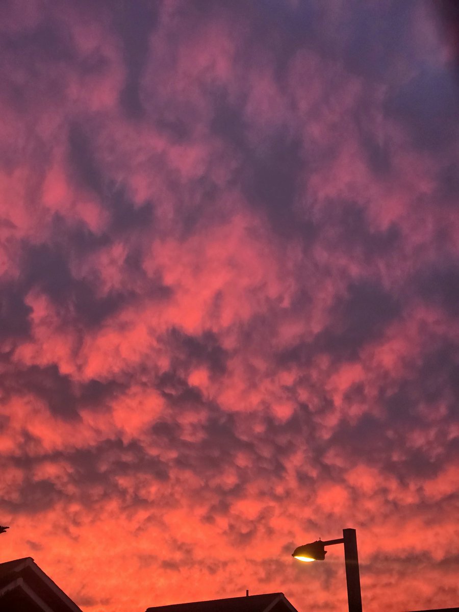 ¿Vieron el atardecer? Esto es lo que se veía desde mi ventana 🧡
