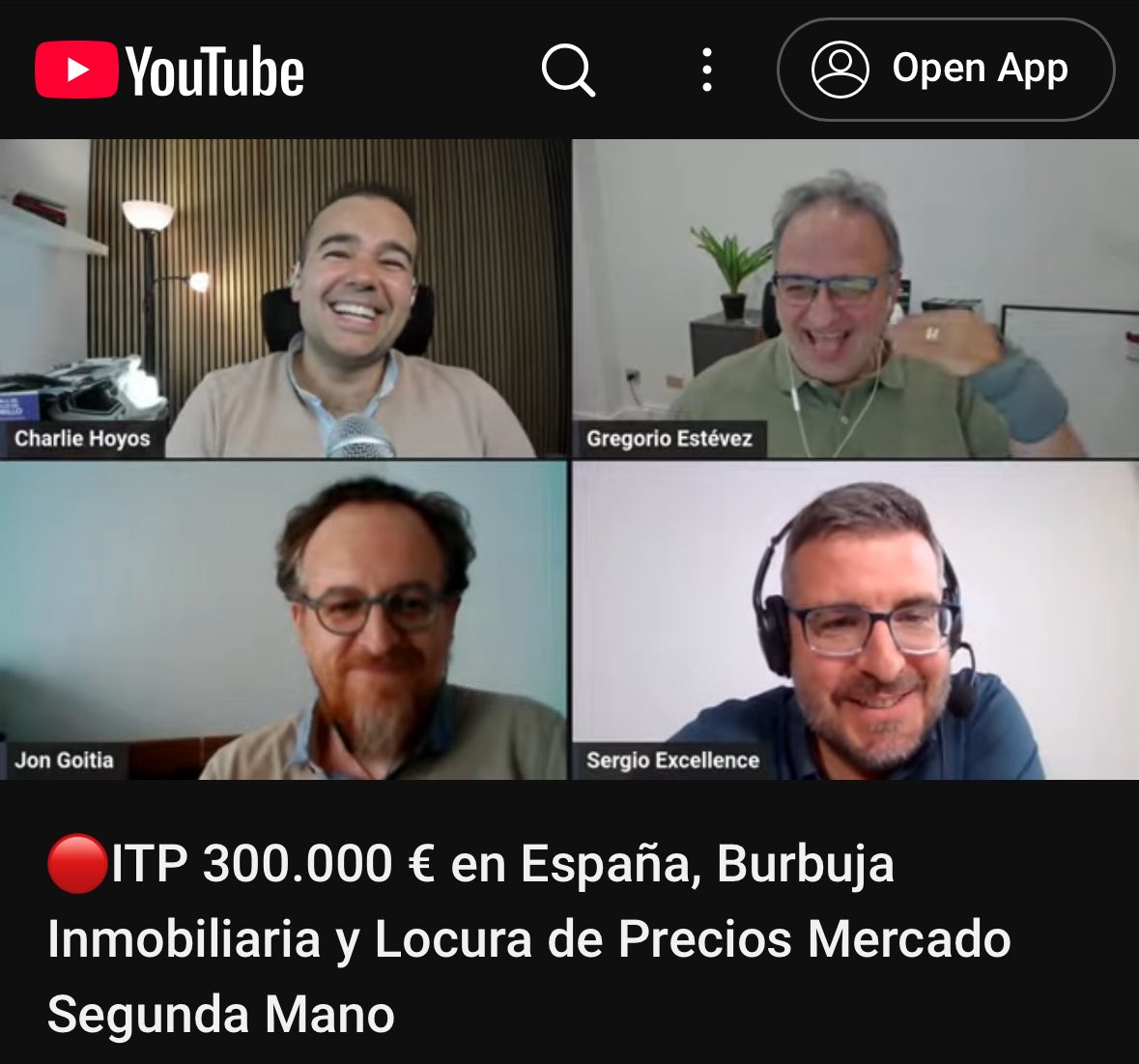 🔴La Verdad Inmobiliaria

Todos los lunes en riguroso DIRECTO a las 20h

No solo cuestionamos el relato oficial, sino que te contamos toda la verdad SIN FILTROS

Y encima nos lo pasamos dpm

Te esperamos 😉

<a href="/goitorre/">Jon Goitia de la Torre</a>