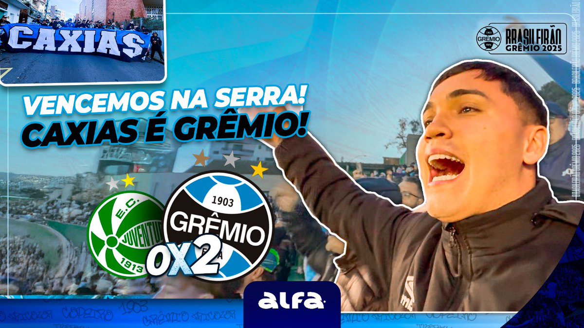 VÍDEO NOVO NO CANAL!🇪🇪

Nesse, a ida até Caxias do Sul acompanhar o Grêmio contra o Juventude pelo Brasileirão.

Pré-jogo, caminhada, cantoria, relato dos torcedores que pagaram R$200 no ingresso e toda a nossa festa de local no Jaconi.

Link: youtu.be/fbQffuvlJNw?si…