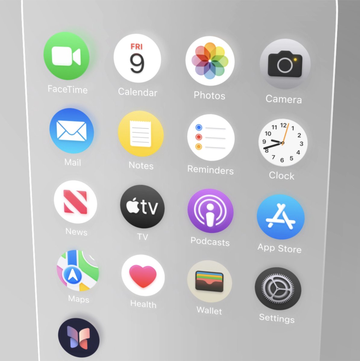 iupdate's tweet image. I think iOS 26 will have circular icons