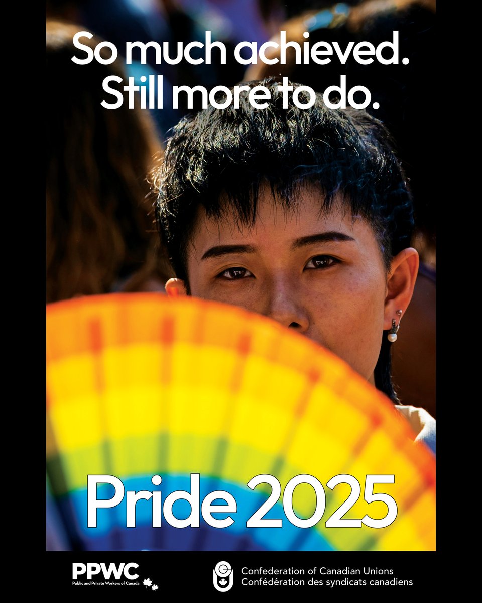 The <a href="/PPWCUnion/">Public and Private Workers of Canada (PPWC)</a> has proudly supported the rights of the 2SLGBTQ* community in Canada and throughout the world. There's much to be proud of, but still more to do. Download the #PPWC Pride poster at ppwc.ca/public-and-pri….  #Pride2025 #PrideMonth #itgetsbetter