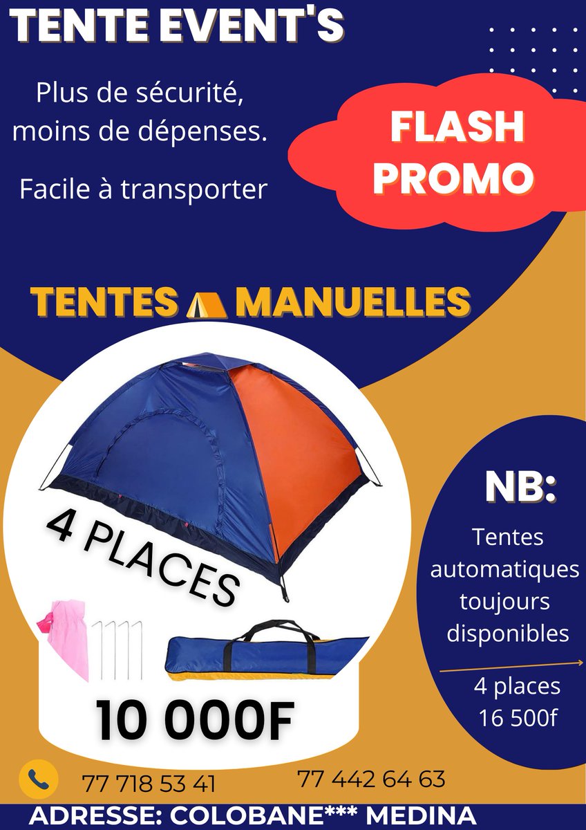 Fran_Diegane's tweet photo. Des tentes sont disponibles pour le pèlerinage POPENGUINE. 
#viergemarie #Senegal #dakar #catholique https://t.co/CvUVXeIT1K