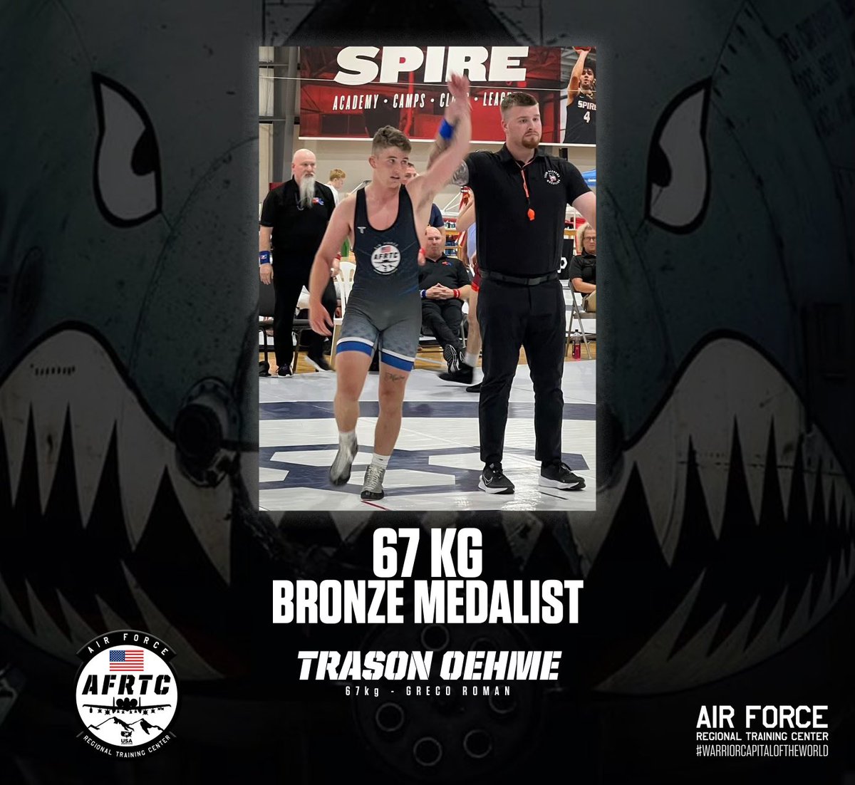 Huge congrats to our Greco Place winners! Soren made his 2nd World team, Carter battled hard in the finals, and Trason showed heart wrestling back for 3rd. Proud of these warriors! 💪 #warriorcapitaloftheworld