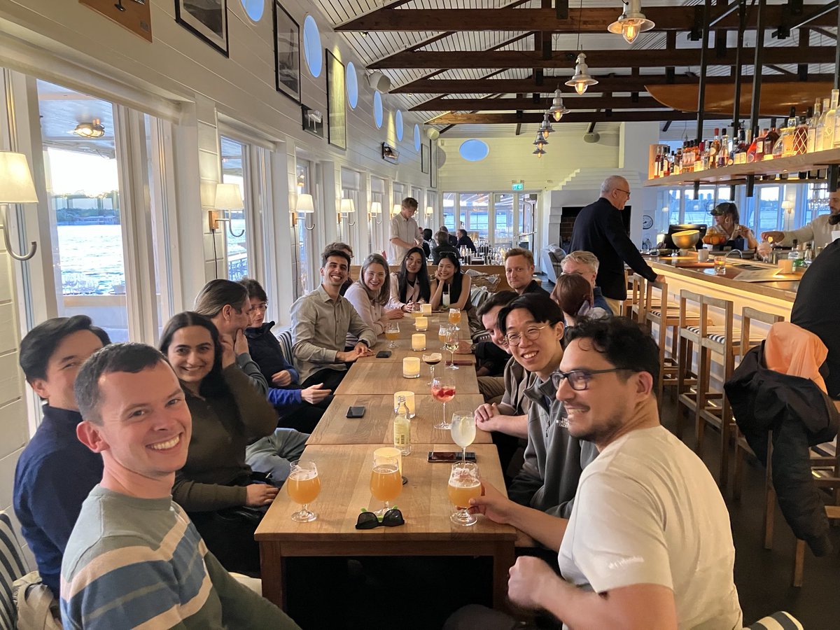 Enjoy a drink after a full day of talks and discussions