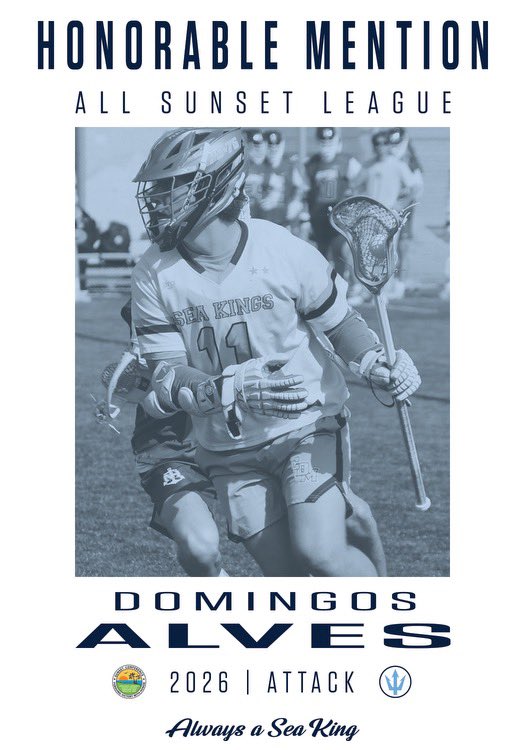 Congratulations to Griffin Habermehl and Domingos Alves for earning All Sunset League Honorable Mention recognition.