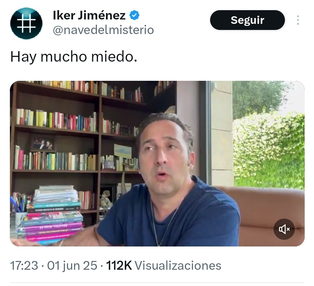 Un falso disidente.
Una falsa víctima.
Un periodista decepcionante por un notable sesgo sionista y neoliberal.

Es patético ver en qué se ha convertido Íker Jiménez.