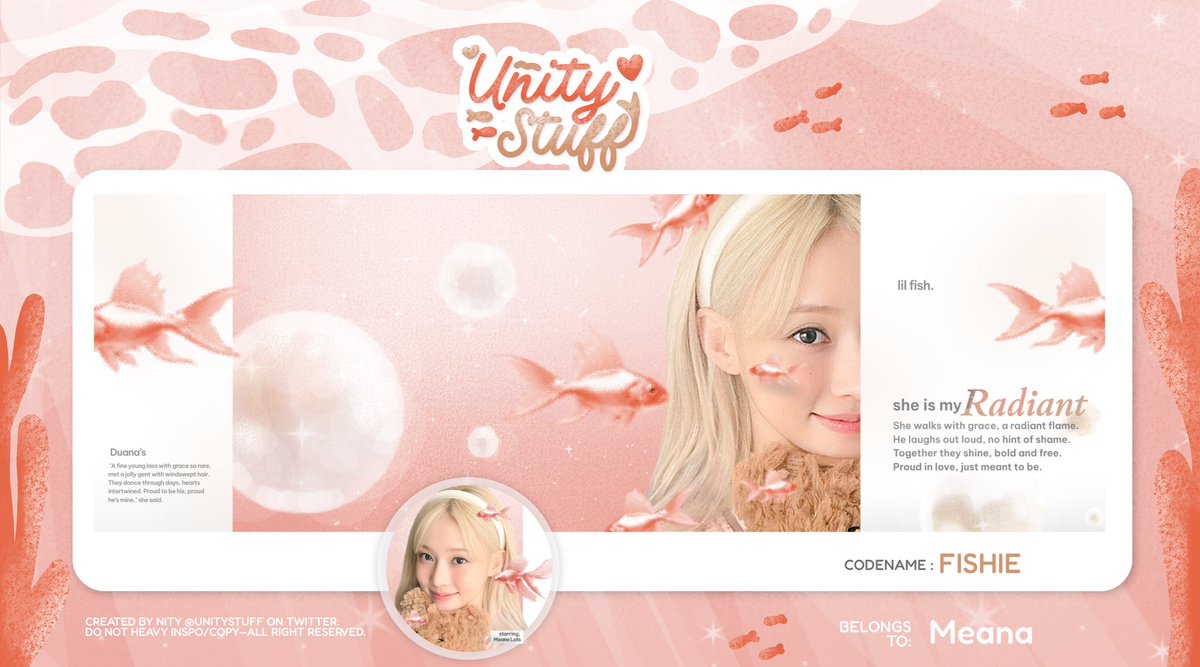 WritingPoets's tweet image. Got this cutie fishie layout from my boyfie. Thank you, cayang! 𓇼 ⋆.˚ 𓆝 ⋆. ♡