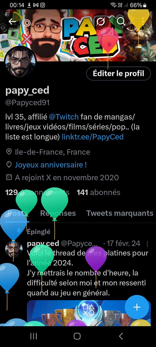 Papyced91's tweet image. Bon anniversaire à mon fils et à moi même 😂