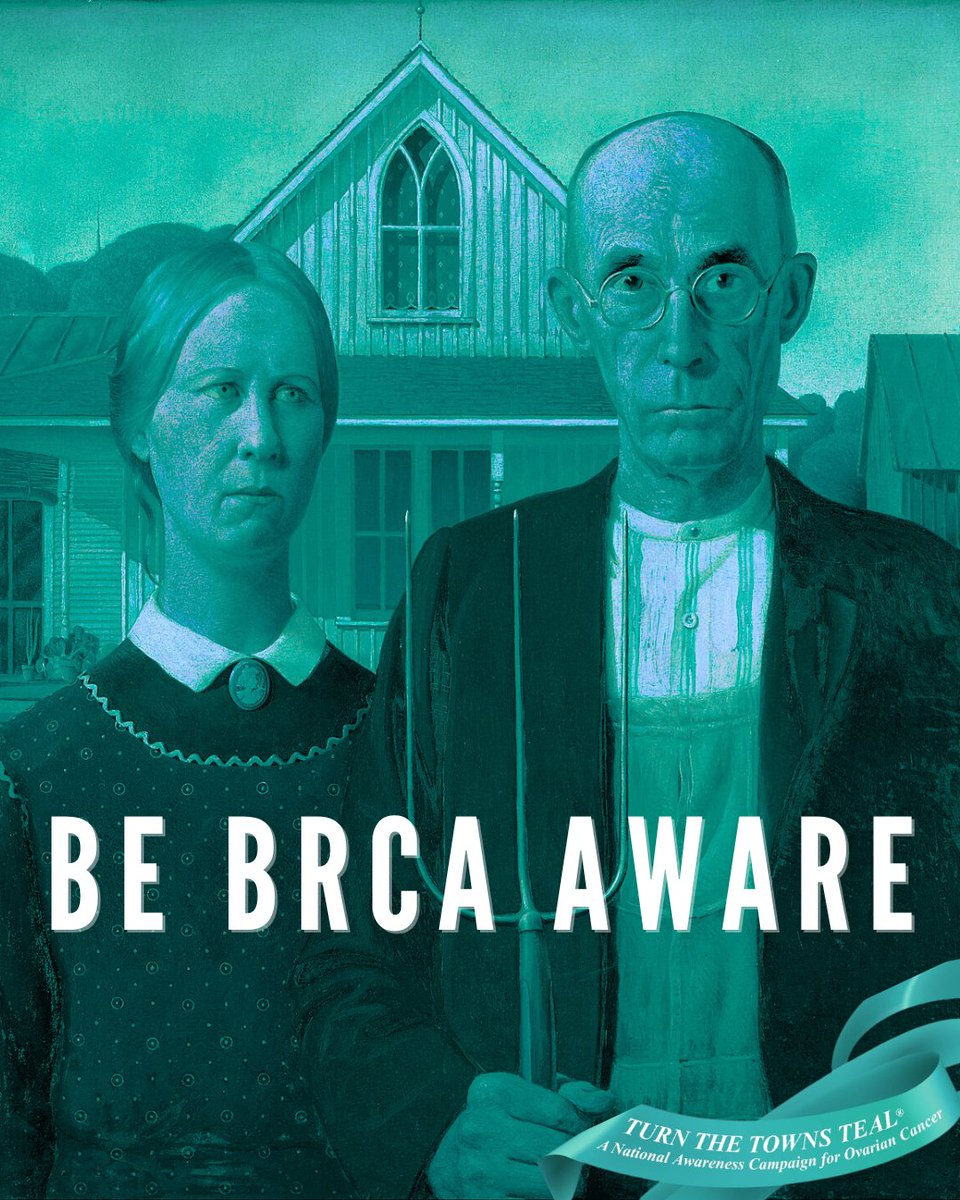 What do the people in this portrait have to do with the #BRCA gene? The BRCA gene can be passed down through generations by both women and men. We encourage everyone to get tested for the BRCA gene. Learn more and join our awareness campaign at turnthetownsteal.org.