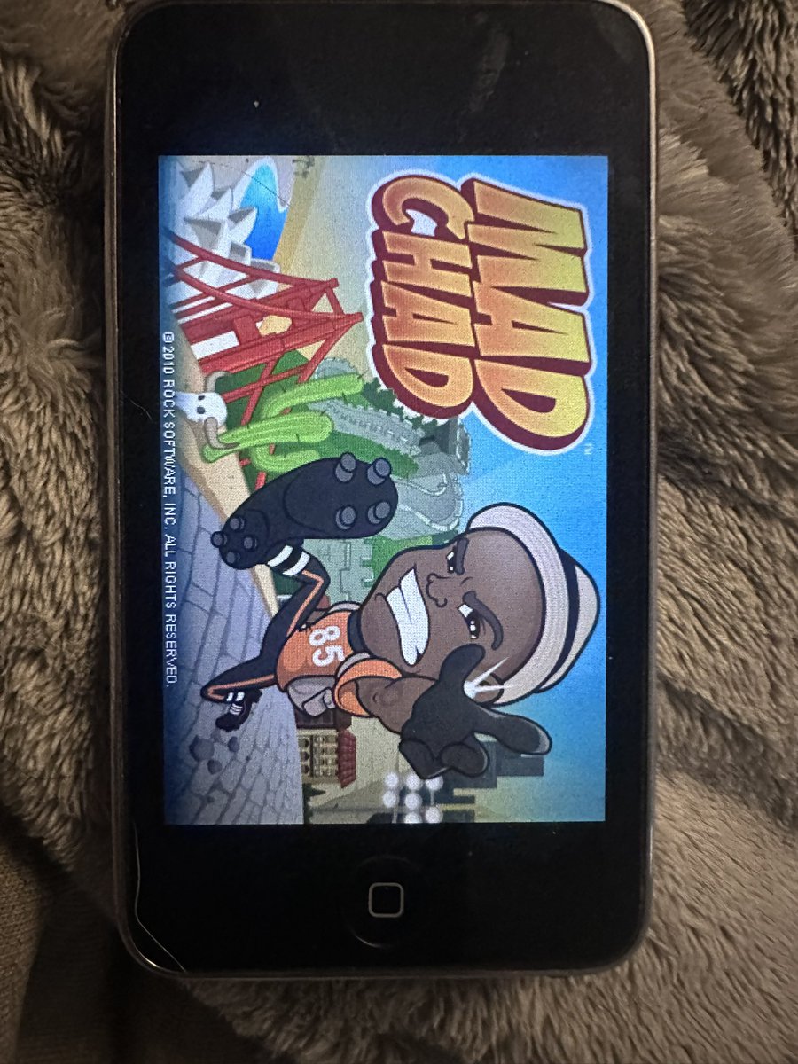 Sharpiebro's tweet image. @ochocinco bro I might be the only human still playing this game! Found my old iPod with it still on it! #MadChad