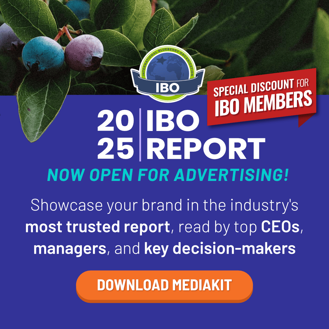 2025 IBO REPORT - NOW OPEN FOR ADVERTISING! 🫐🚀
Showcase your brand in the industry’s most trusted report, read by top CEOs, managers, and key decision-makers worldwide. Secure your ad space today and make an impact!
Mediakit 2025: agronometrics.com/ibo-mediakit-2…
sales@agronometrics.com