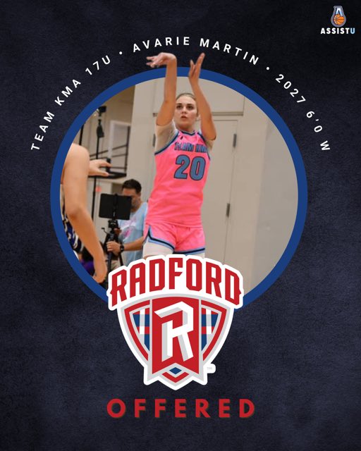 Avarie Martin (@avariem24) on Twitter photo Thankful for <a href="/coachmcguire/">Mike McGuire</a> believing in me and offering me a scholarship to play for <a href="/Radford_WBB/">Radford Women's Basketball</a>!! <a href="/Assist_U_/">AssistU Recruiting</a> <a href="/Teamkma24/">Team KMA</a> <a href="/DCHSWBB/">DCHS War Eagles WBB</a> Thankful for <a href="/coachmcguire/">Mike McGuire</a> believing in me and offering me a scholarship to play for <a href="/Radford_WBB/">Radford Women's Basketball</a>!! <a href="/Assist_U_/">AssistU Recruiting</a> <a href="/Teamkma24/">Team KMA</a> <a href="/DCHSWBB/">DCHS War Eagles WBB</a>