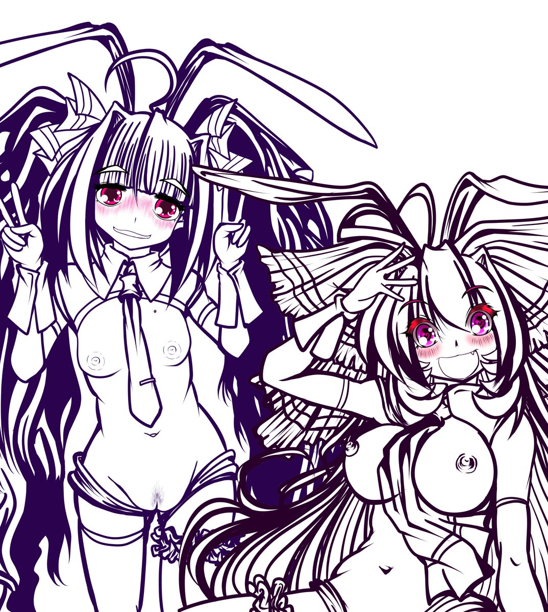 これは不健全ばーじょん
#アルムちゃそ
#フィリアちゃそ
#オリキャラは性癖の見本市 