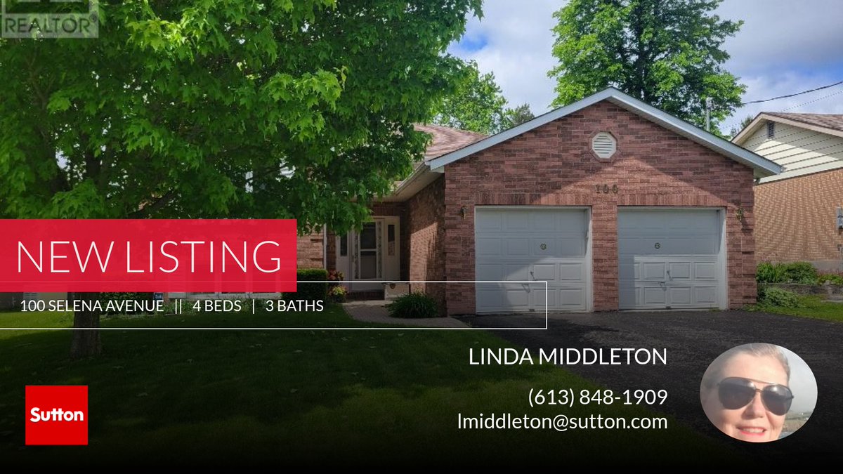 SuttonGroupPEC's tweet photo. 📍 New Listing 📍 Take a look at this fantastic new property that just hit the market located at 100 Selena Avenue in Belleville (belleville Ward). Reach out here or at (613) 848-1909 for more information

Linda Middleton, Broker o... https://t.co/u2z8mK8O7O https://t.co/Mi2joKe3w6