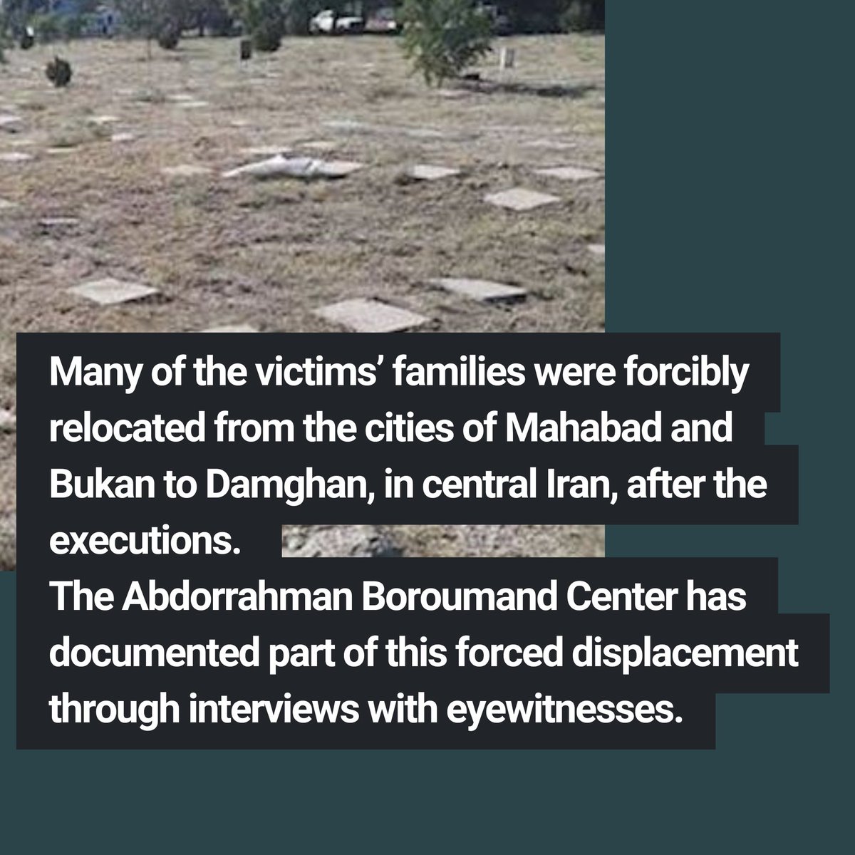 A look at the fate of 59 young Kurds who were executed without trial 42 years ago on this day, and whose families were exiled after the executions. ⬇️