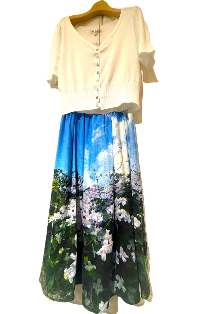 agnes b.（アニエスベー）心斎橋店 フォトプリント リネン フレア