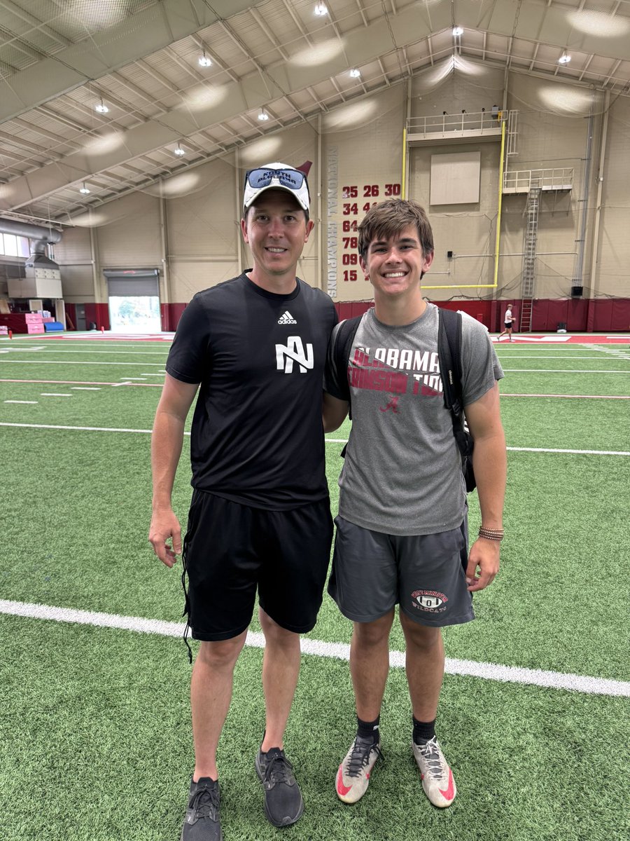 Had a great time at the Alabama special teams camp. Thanks <a href="/CoachTFletcher/">Thomas Fletcher</a> <a href="/Coach_LukeRoth/">Luke Roth</a>