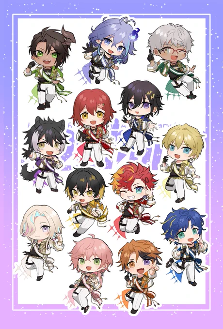 ホロスタ6周年おめでとうございます!これからも応援してます!!再掲ですがいままで描いた集合絵です #ホロスタ6周年
