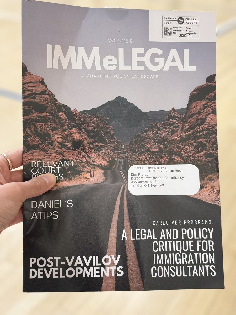 bordersinform's tweet image. To all my former @queensu students &amp;amp; newer colleagues to the field, @capicaccpi #IMMeLegal has a treasure trove of case law summaries that has made my search for my Sunday reads so much easier! QR codes … what?!? 😂 #brilliant