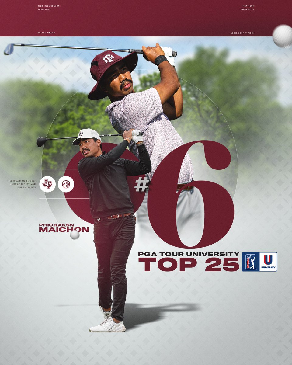 Next🛑
Korn Ferry Tour.

📰 - aggi.es/4mWIcEO

#GigEm | 👍 | #BTHOthefield