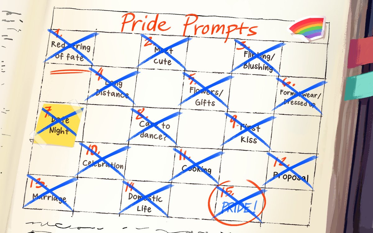 settphelserver's tweet image. Day 15 of #settphelpride2025 is upon us!
Theme: "PRIDE!"
Make sure to use the tag or @ us so we can retweet all your beautiful work!!!
To view the full information, prompt dates and where to post, join the #settphel server at discord.gg/settphel!