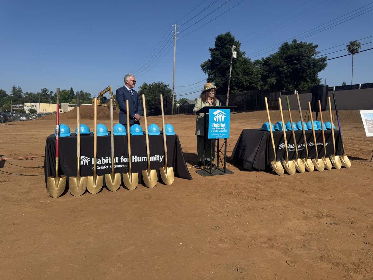 CityofCitrusHeights (@cityofcheights) on Twitter photo It's been a groundbreaking day! 🏠Today, our City's leaders joined <a href="/sachabitat/">Habitat for Humanity of Greater Sacramento</a> & @repbera to break ground on the first eight homes in our local Habitat for Humanity community! This signifies the first step in building 26 homes on Sayonara Drive, bringing new life to the area. 🩵 It's been a groundbreaking day! 🏠Today, our City's leaders joined <a href="/sachabitat/">Habitat for Humanity of Greater Sacramento</a> & @repbera to break ground on the first eight homes in our local Habitat for Humanity community! This signifies the first step in building 26 homes on Sayonara Drive, bringing new life to the area. 🩵