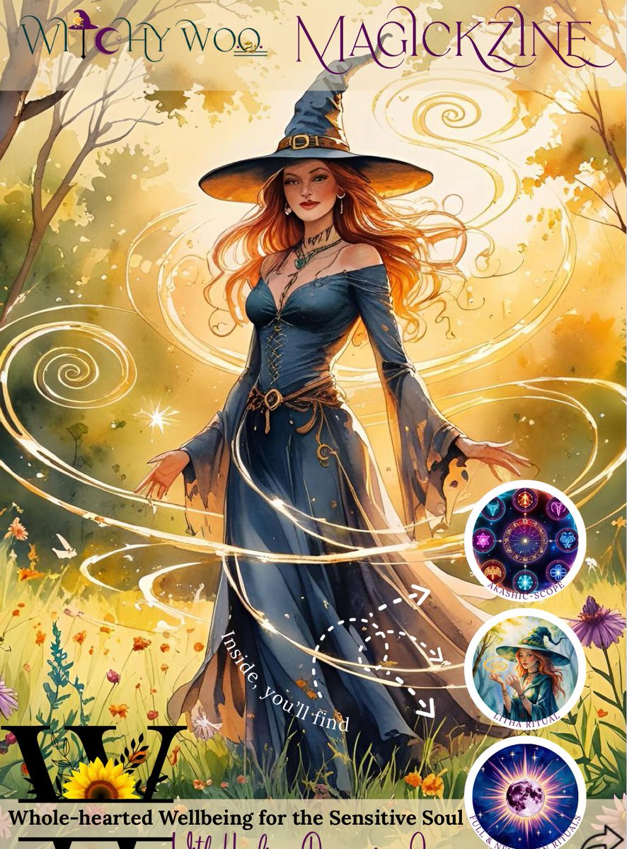 witchywoomagick's tweet image. Latest edition of the WitchyWoo Magickzine out now. 

Summer Solstice special. 

Subscribe now for just £6.66 per month. 

kcpb.kartra.com/checkout/751ad…

#Witchywoo #Witch #Woo #Magick #summersolstice #Magickzine #Spirit #Spiritual #SpiritualGrowth