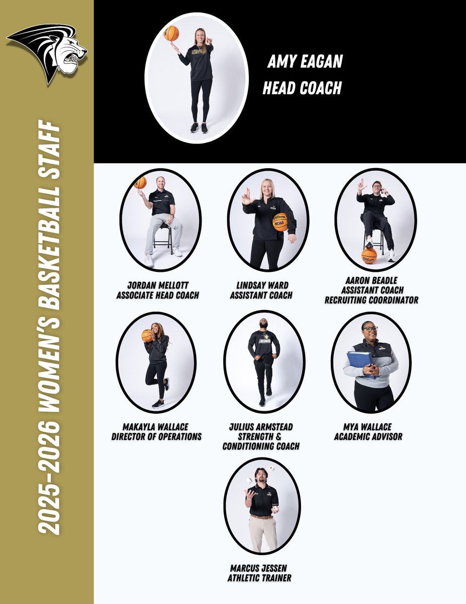 Meet the Lindenwood Women's Basketball Staff!🦁🏀