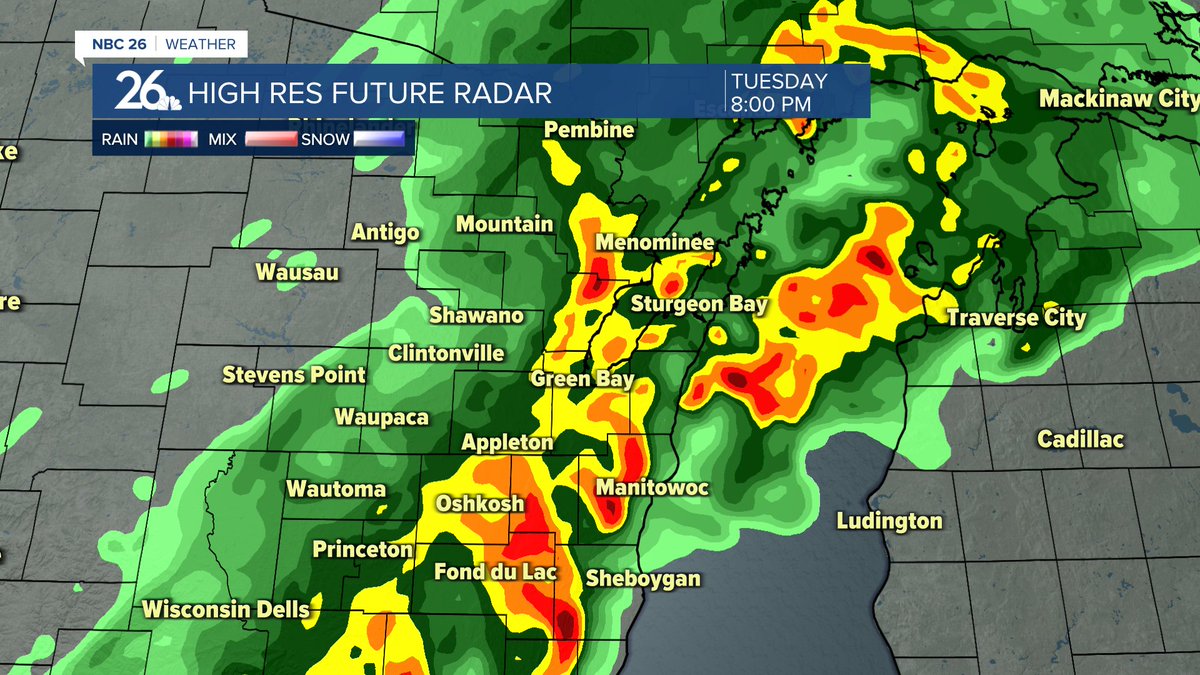 Warm, windy &amp; stormy.  Storms arrive by the late afternoon &amp; will continue into the night.  A few could be strong/severe with locally heavy rain.