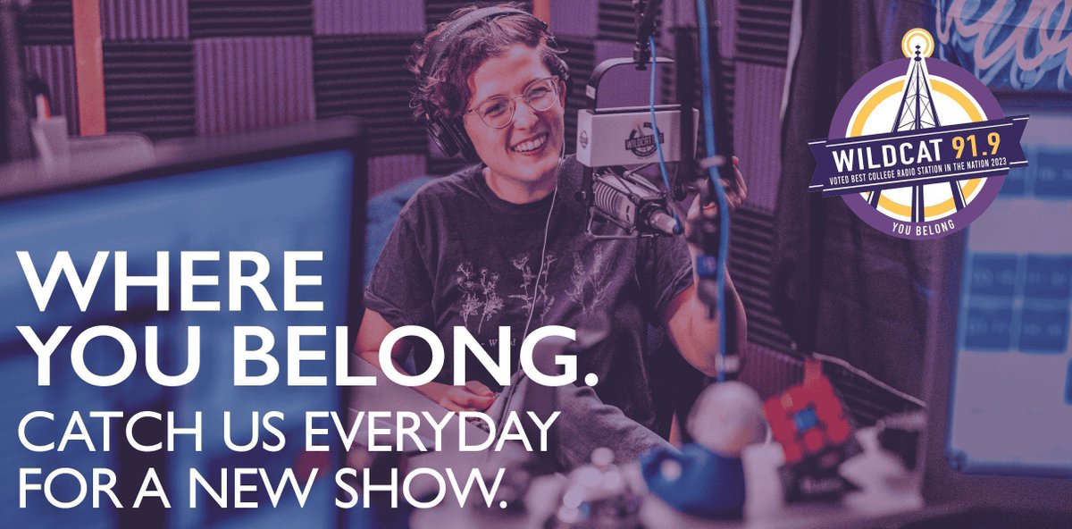 At Wildcat 91.9, You Belong!
@wildcat919fm 
#ad