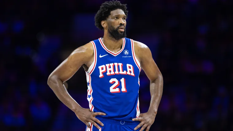 Report: Joel Embiid is uninterested in the direction of the 76ers and wants out of Philadelphia. Sources say he is eyeing a move to Toronto.

(Via <a href="/SharmsCharania/">PARODY ACCOUNT</a>)