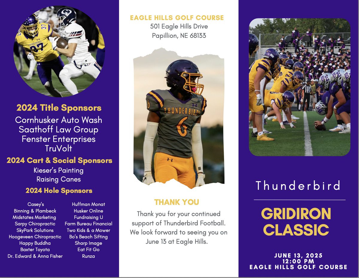Michael Huffman (@bwfootballcoach) on Twitter photo Looking for a handful of teams to fill out our Gridiron Classic! Come join us for a great time and support the <a href="/BellevueWestFB/">Bellevue West Football</a> squad! Doesn't have to be a full foursome. DM if you have any questions. Looking for a handful of teams to fill out our Gridiron Classic! Come join us for a great time and support the <a href="/BellevueWestFB/">Bellevue West Football</a> squad! Doesn't have to be a full foursome. DM if you have any questions.