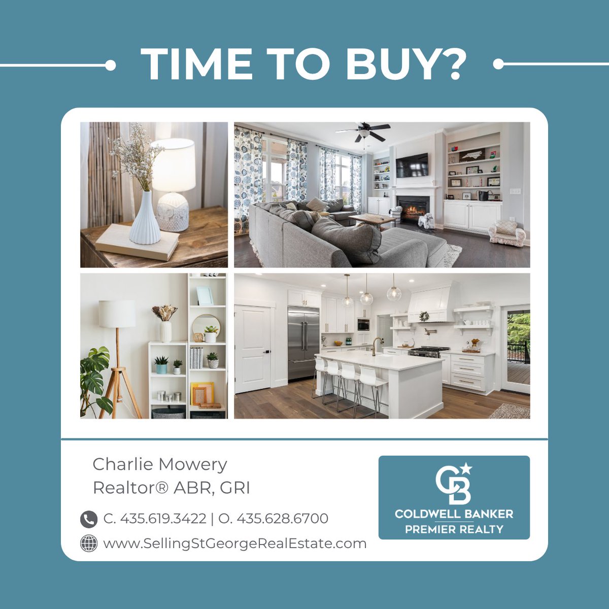 MoweryAgent's tweet photo. Come Rain or Shine…It's a Great Time to Buy! Call Me Today.
Charlie Mowery with Coldwell Banker Premier Realty 435.619.3422
https://t.co/NC0zy1tcAG https://t.co/YAZ9THSjZc