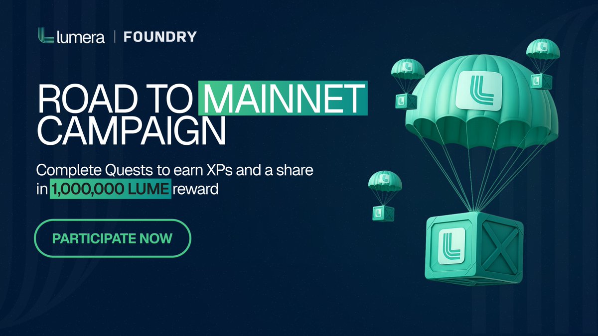 🚀 We love seeing so many new members joining the Lumera community—welcome to the future! 🌟

The Road to Mainnet is now live, rewarding active participants with XP and a share of 1M LUME tokens. Contribute, engage, and be part of the journey!

Learn more here: