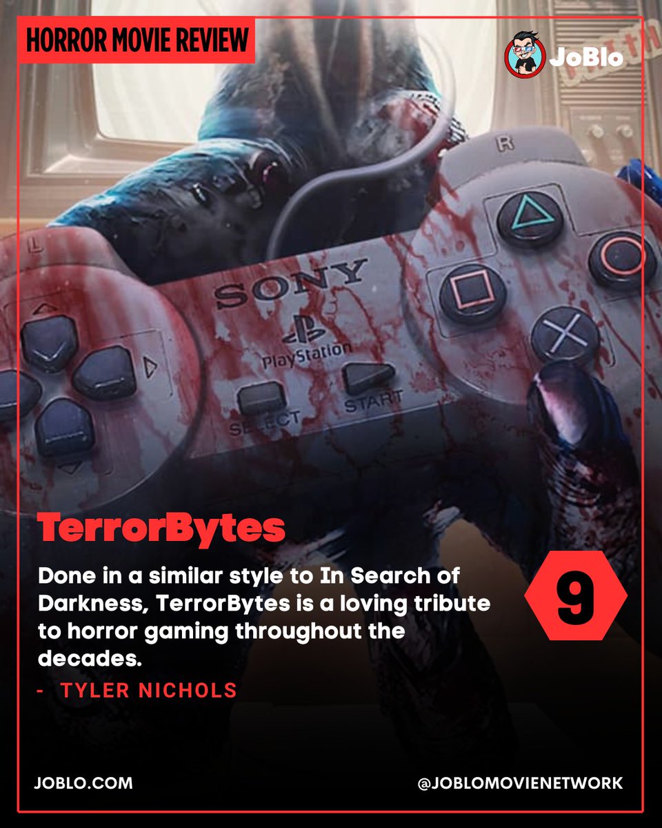 🔥 “A loving tribute to horror gaming throughout the decades.” – JoBlo
TerrorBytes just scored a 9/10!