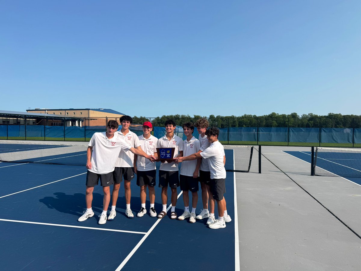 HT Boys Tennis -Group 1 Sectional Champions! 5-0 vs. W. Deptford! Go Hawks!!!
