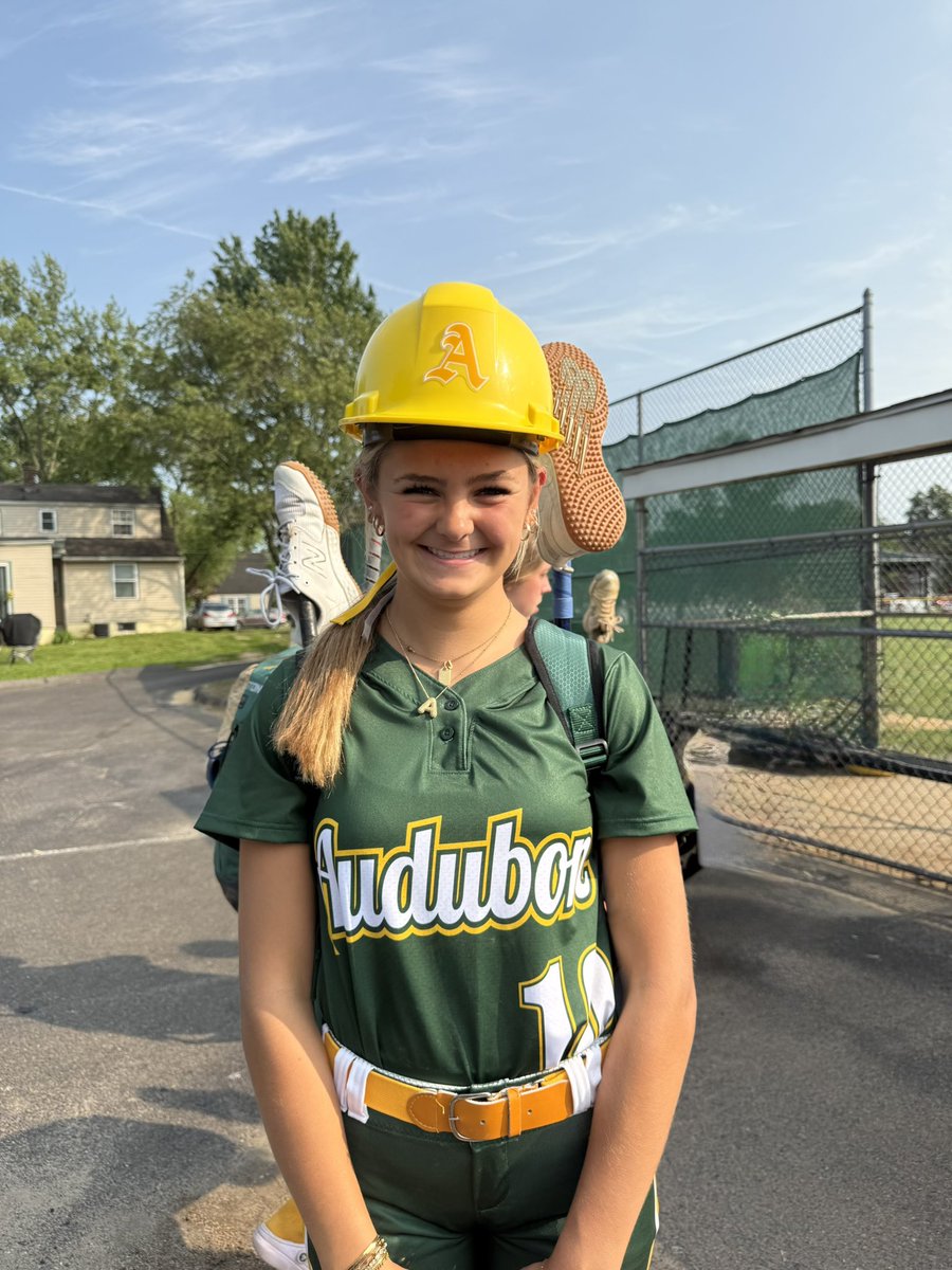 Audubon High School Softball (@sb_audubon) on Twitter photo Congratulations to junior Alaina Copsetta for earning the hard hat in our playoff win over Cape May Tech. <a href="/AlainaCopsetta/">Alaina Copsetta 2026 #26</a> #thehardhat #21ways #culture Congratulations to junior Alaina Copsetta for earning the hard hat in our playoff win over Cape May Tech. <a href="/AlainaCopsetta/">Alaina Copsetta 2026 #26</a> #thehardhat #21ways #culture